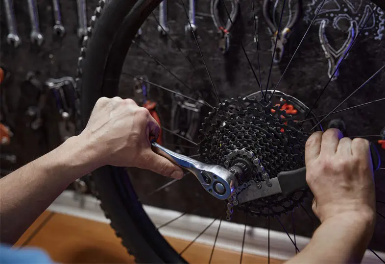 Bike Repair in Columbus, Georgia - Close Up